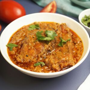 Achari Gosht (only available in hot or spicy).